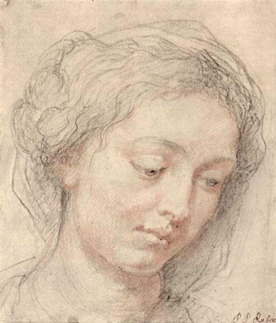 Head of Woman II Peter Paul Rubens